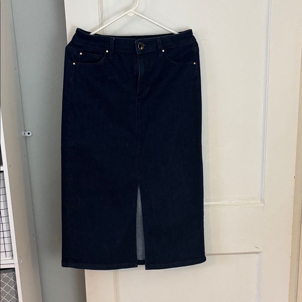 Ann Taylor Indigo Denim Skirt